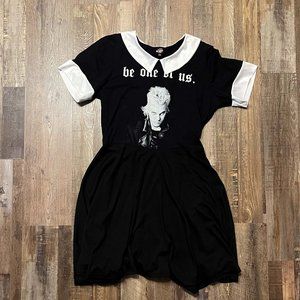 Eyecandy Lost Boys babydoll dress with collar - BE ONE OF US